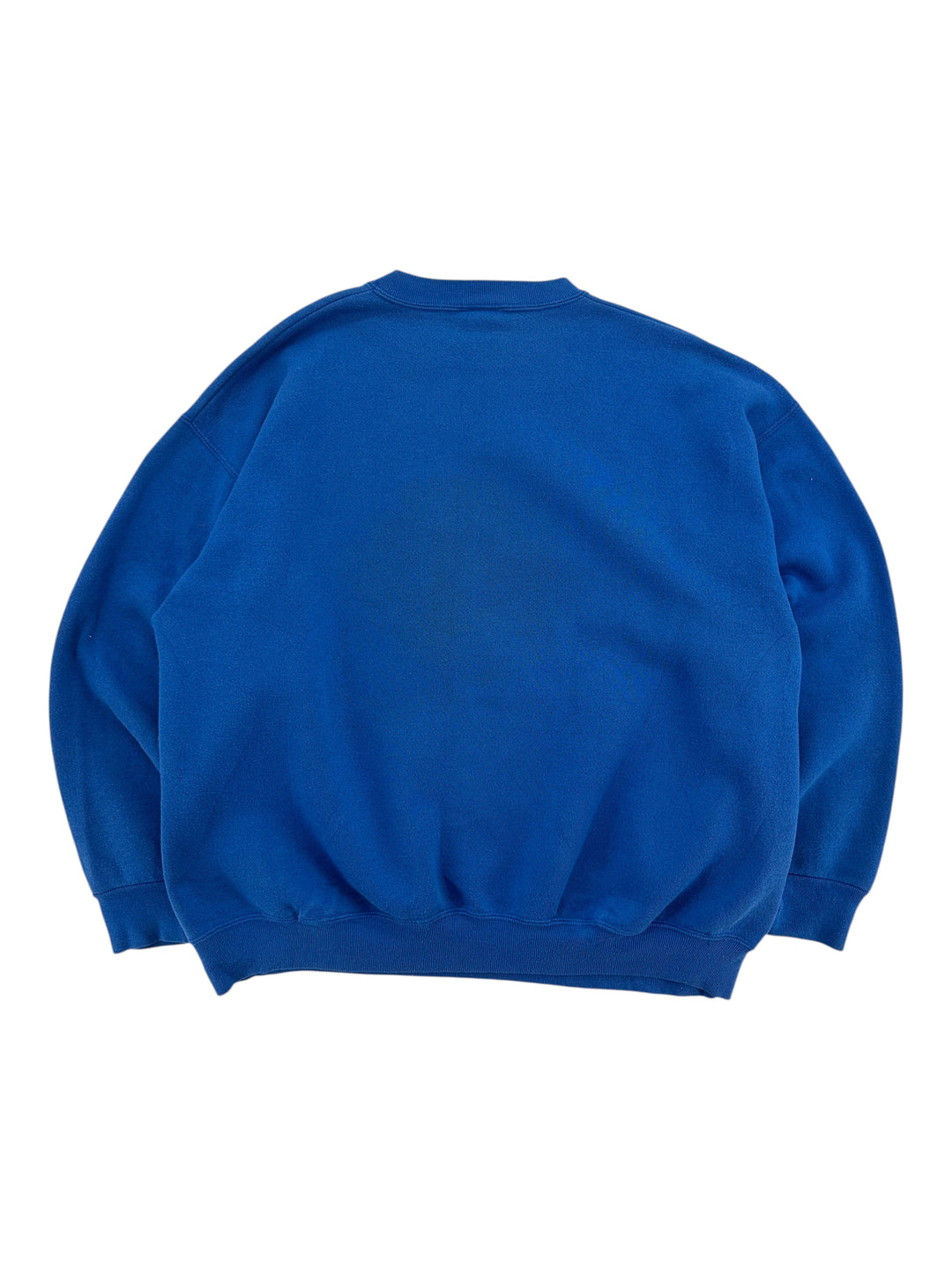 Back view of a vintage blue Exile Vintage Minnesota Twins crewneck sweatshirt in size XL