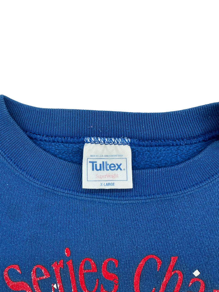 Exile Vintage 1990s Minnesota Twins blue crewneck sweatshirt with Tultex tag, size XL.