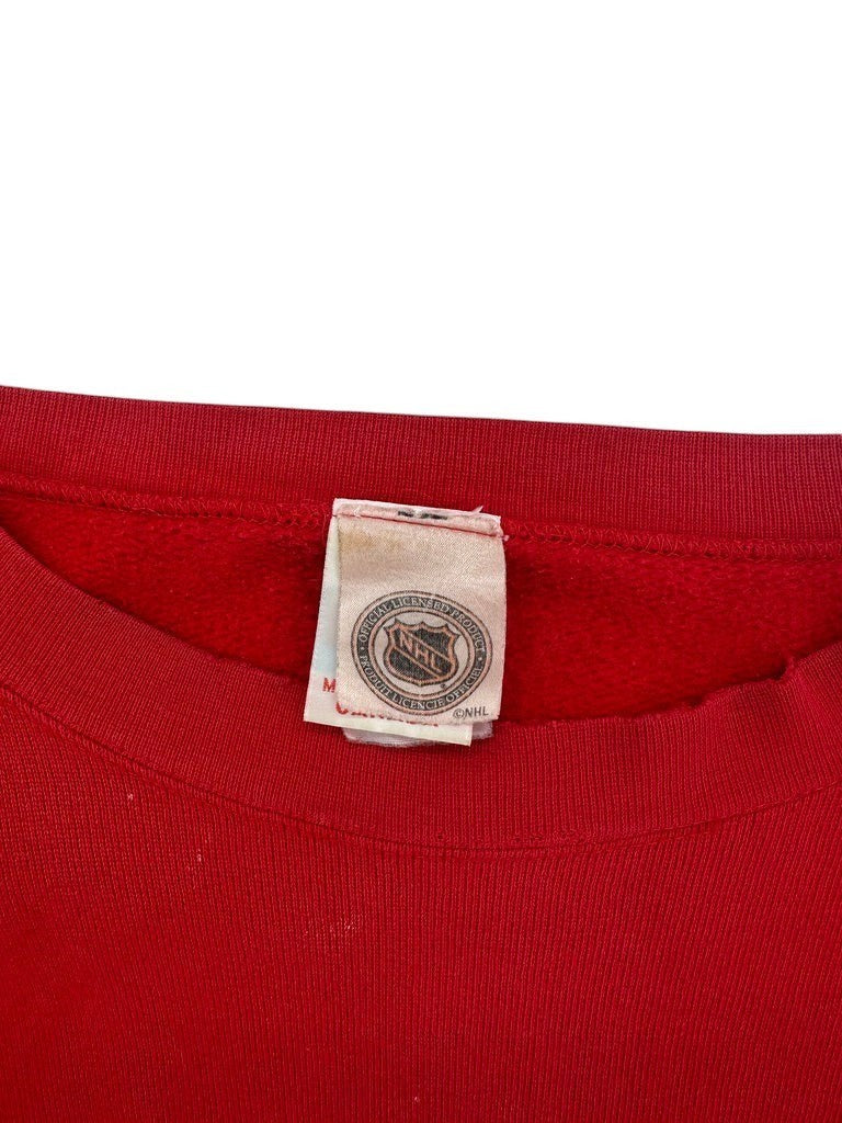 Exile Vintage red 1990s Montreal Canadiens crewneck sweatshirt with official NHL licensed product tag