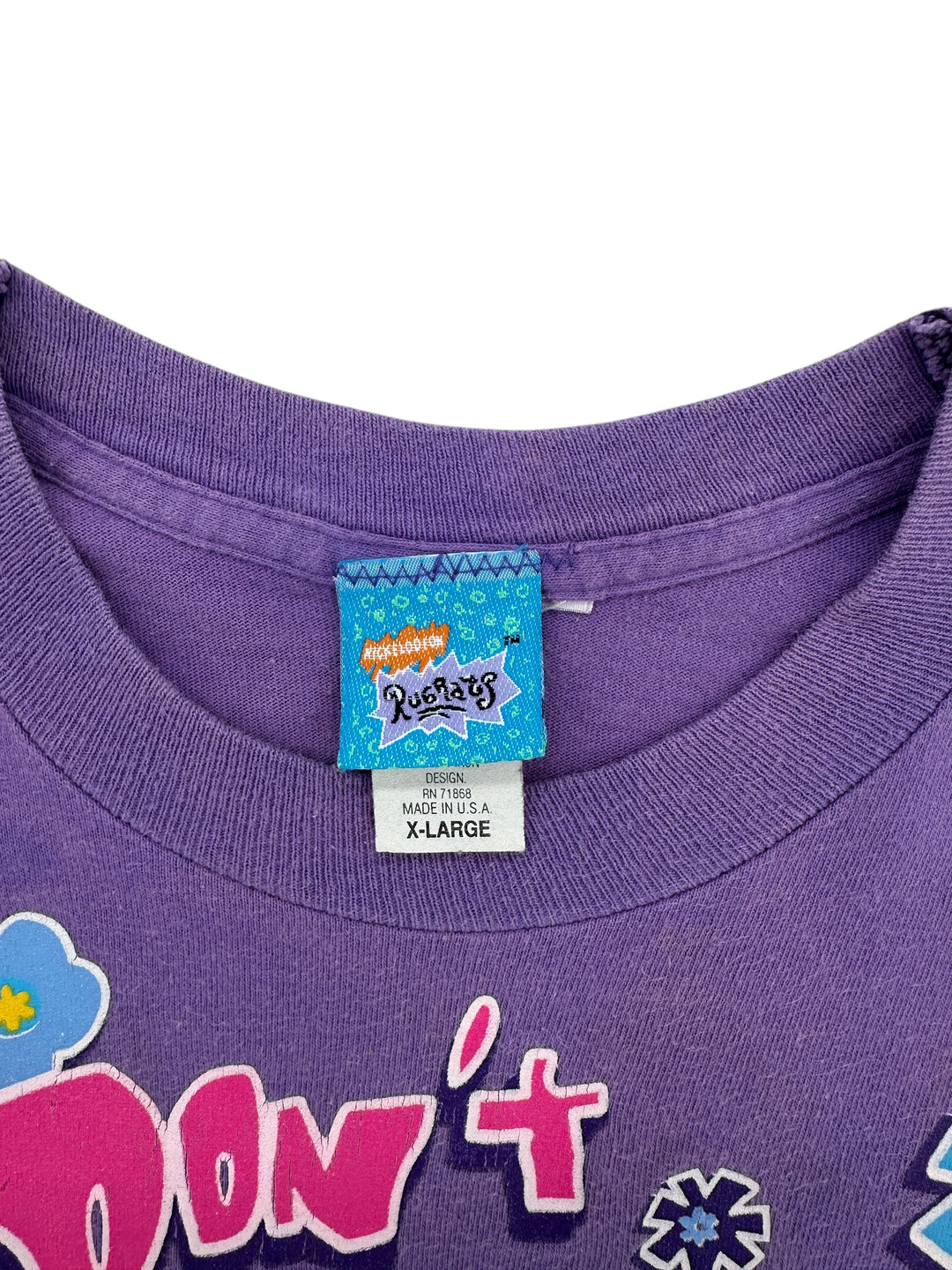 Exile Vintage purple 1990s Rugrats Angelica Pickles graphic t-shirt with Nickelodeon tag
