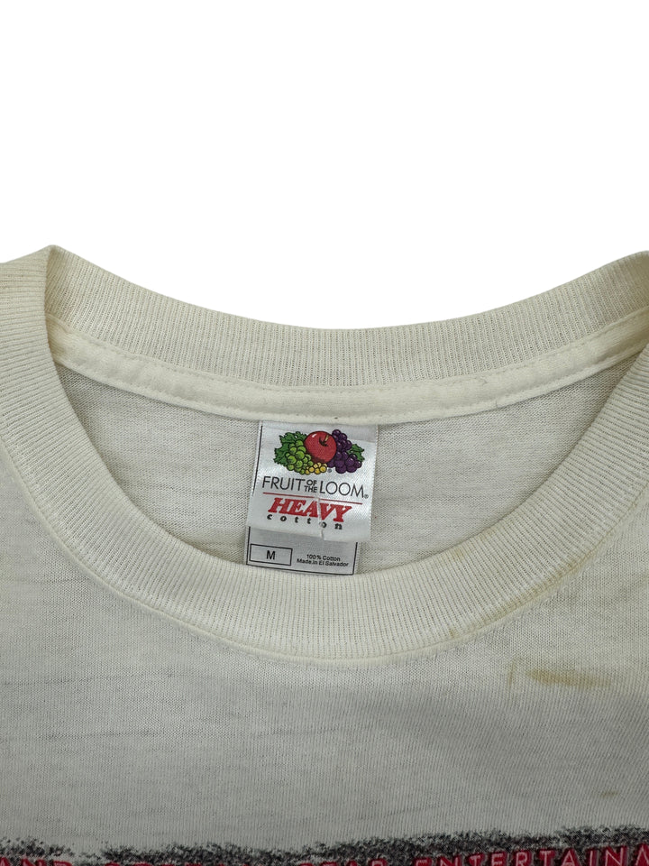 Exile Vintage 2007 Screamfest Tour T-shirt featuring a white Fruit of the Loom Heavy Cotton tag, size medium.