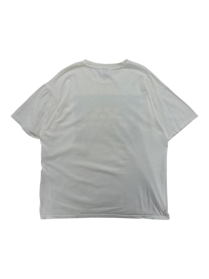 Exile Vintage 1990s South Park school photo graphic t-shirt in white, size XL, back view.