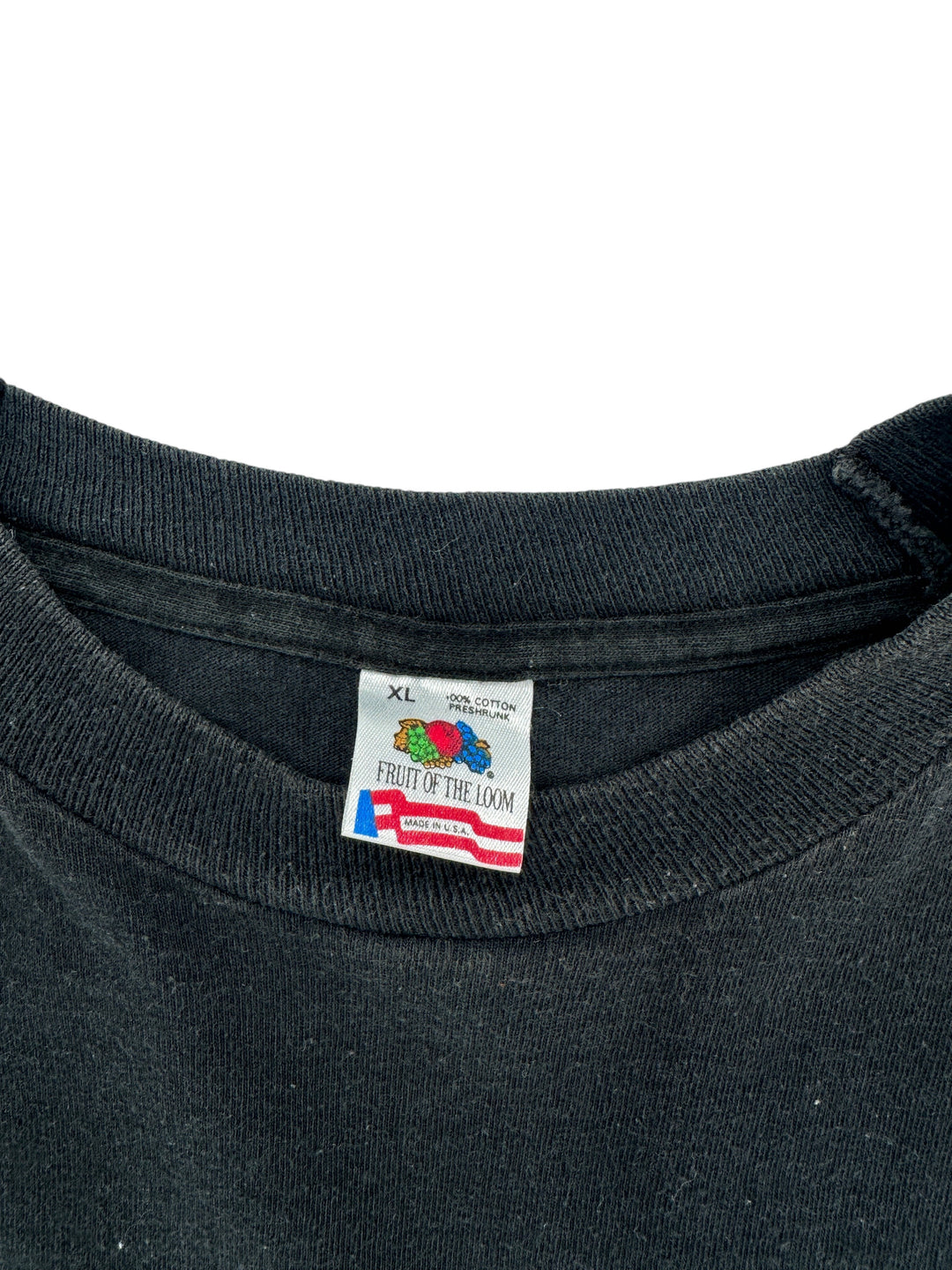 Exile Vintage black 1990s Spider Man 30th Anniversary t-shirt featuring a Fruit of the Loom XL neck label