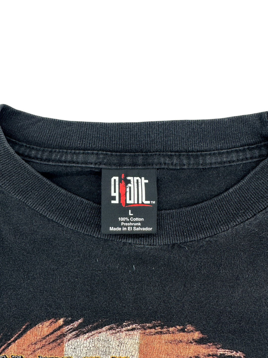 Exile Vintage black 1990s Van Halen III cotton t-shirt with a Giant brand neck label, size large.