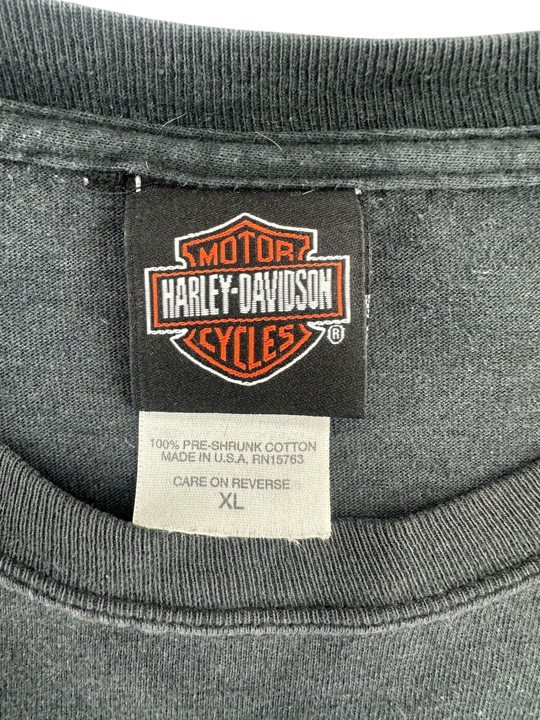 Exile Vintage 1990s Harley-Davidson x Looney Tunes t-shirt in charcoal grey 100% pre-shrunk cotton, size XL.