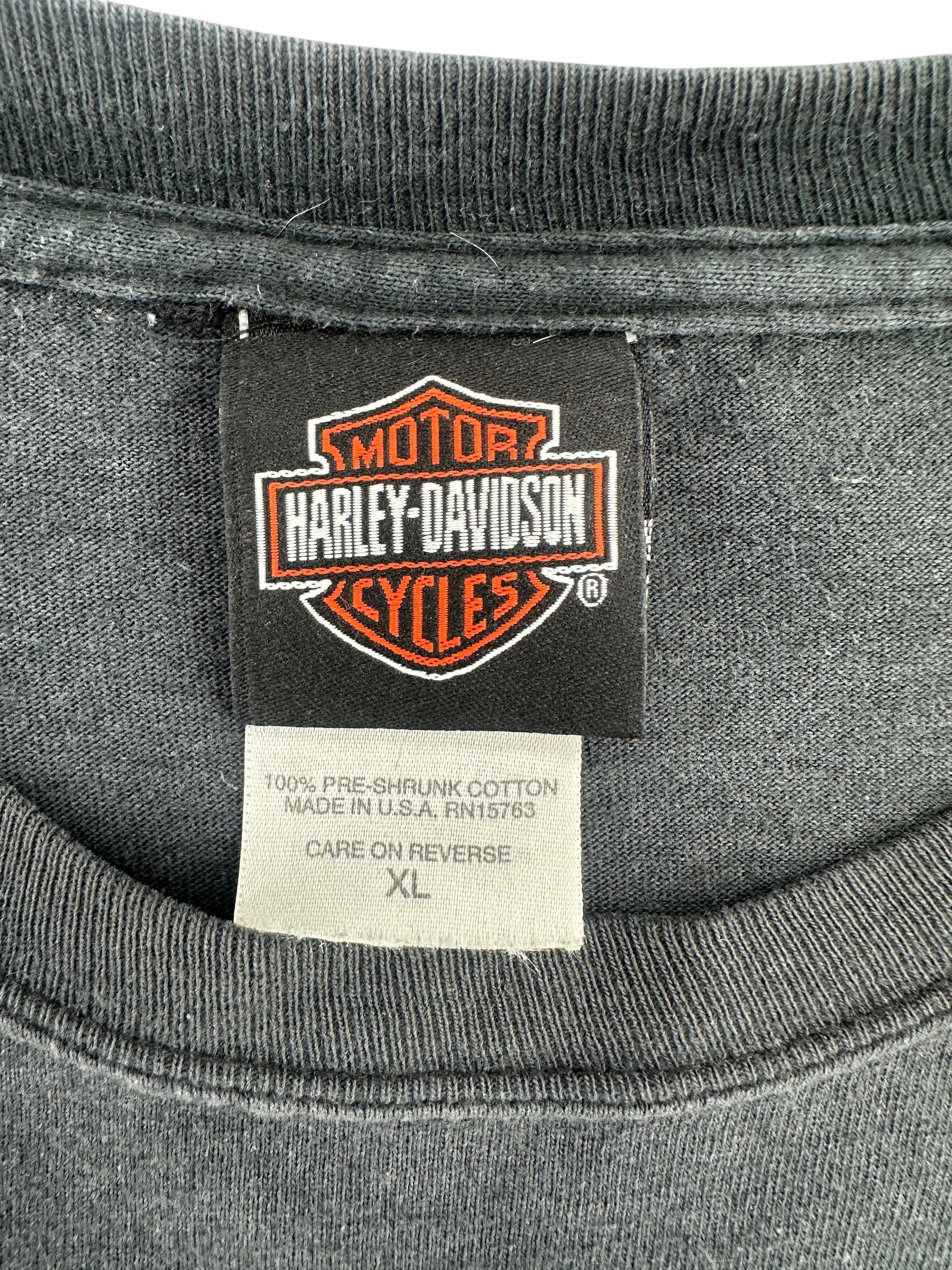 Exile Vintage 1990s Harley-Davidson x Looney Tunes t-shirt in charcoal grey 100% pre-shrunk cotton, size XL.