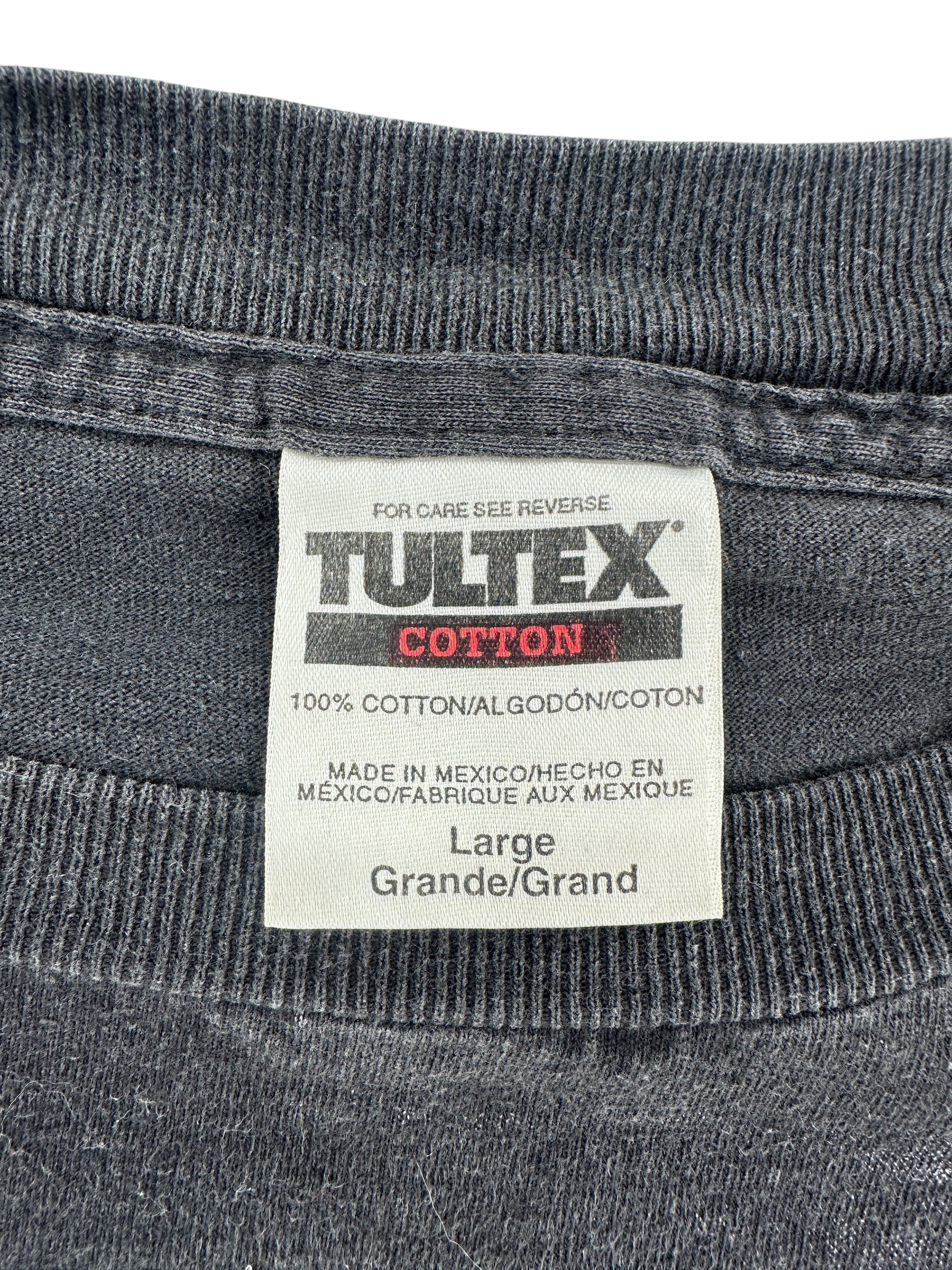 Exile Vintage dark grey 100% cotton Tultex t-shirt with Iron Horse Motorcycles, Inc. graphic. Size L.