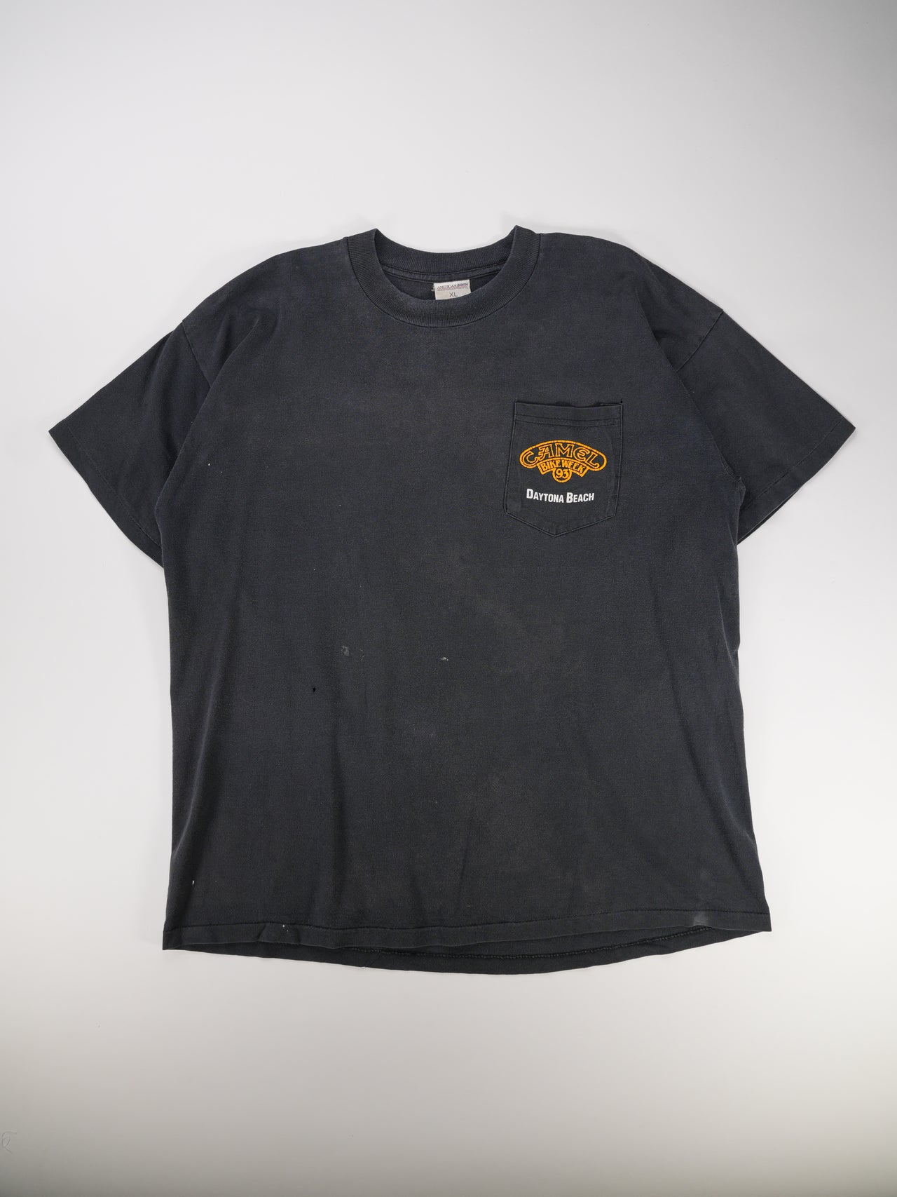 1990s - Camel Daytona Beach Motorcycle Graphic T-Shirt