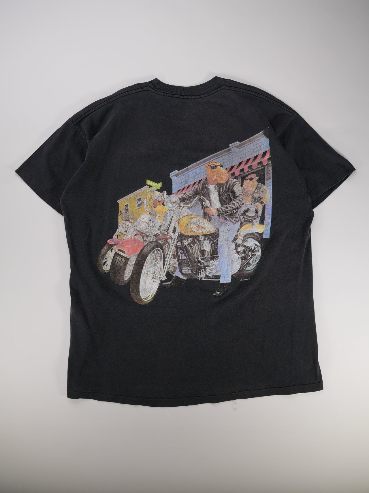 1990s - Camel Daytona Beach Motorcycle Graphic T-Shirt