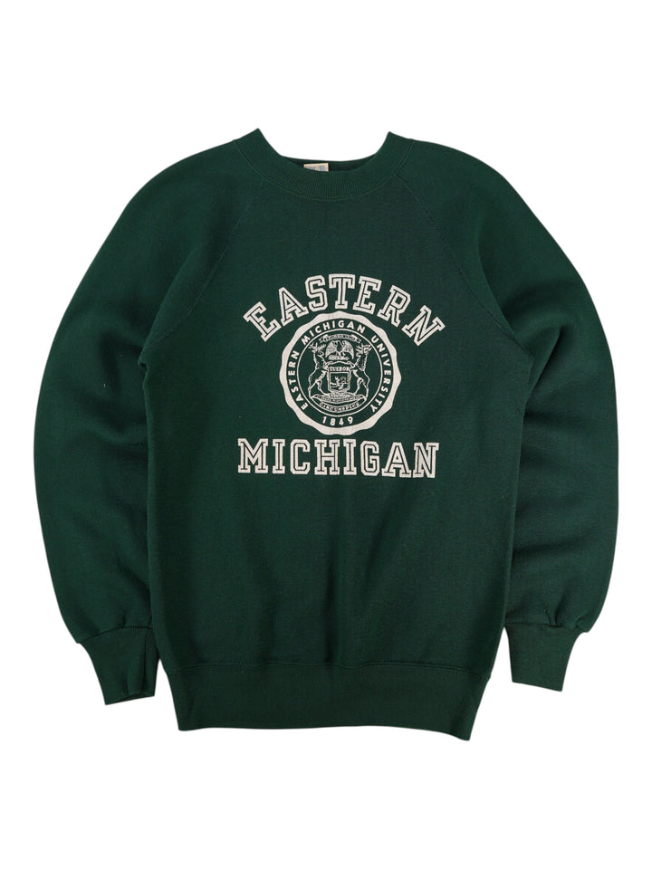 1980s Champion Eastern Michigan Collegiate Crewneck Sweatshirt