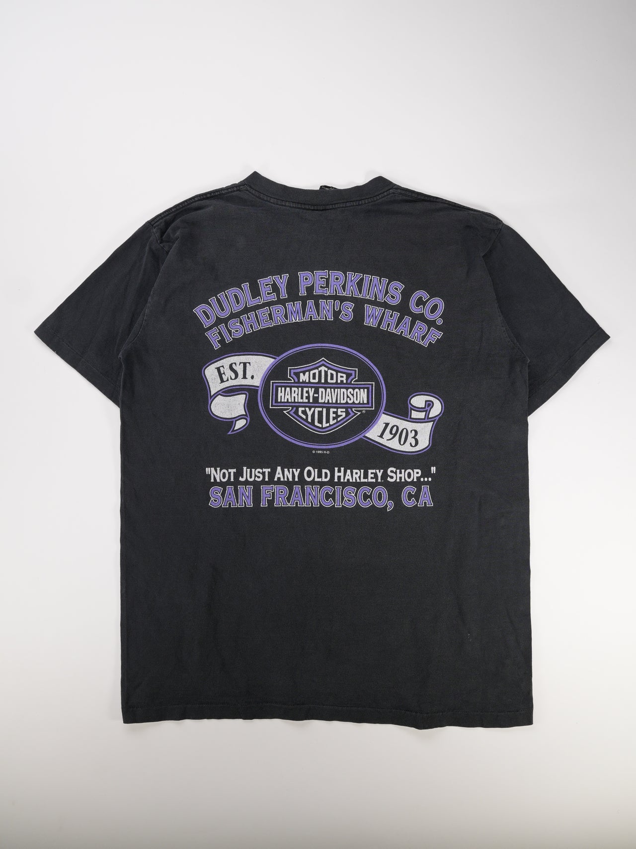 1990s - Harley-Davidson Dudley Perkins San Francisco Eagle T-Shirt