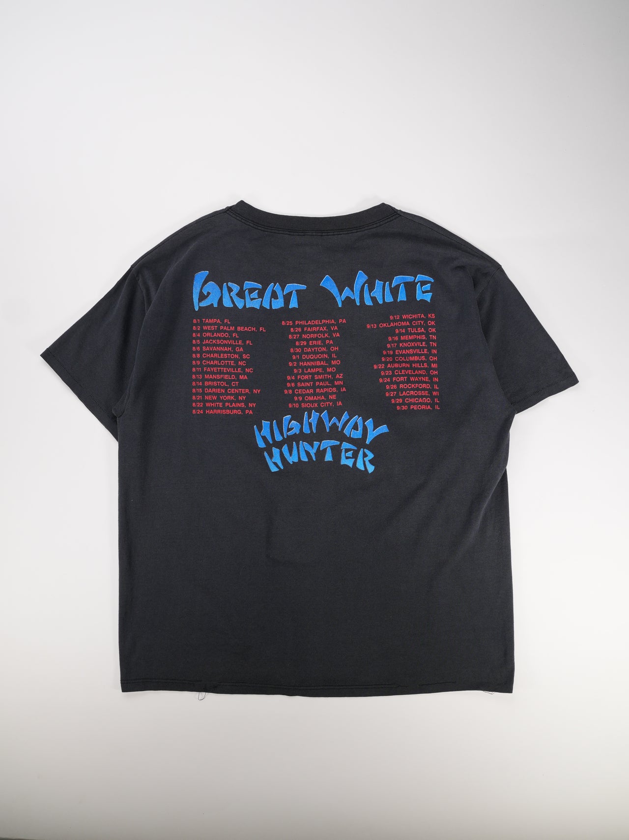 1990s - Great White Mista Bone Skull Graphic T-Shirt