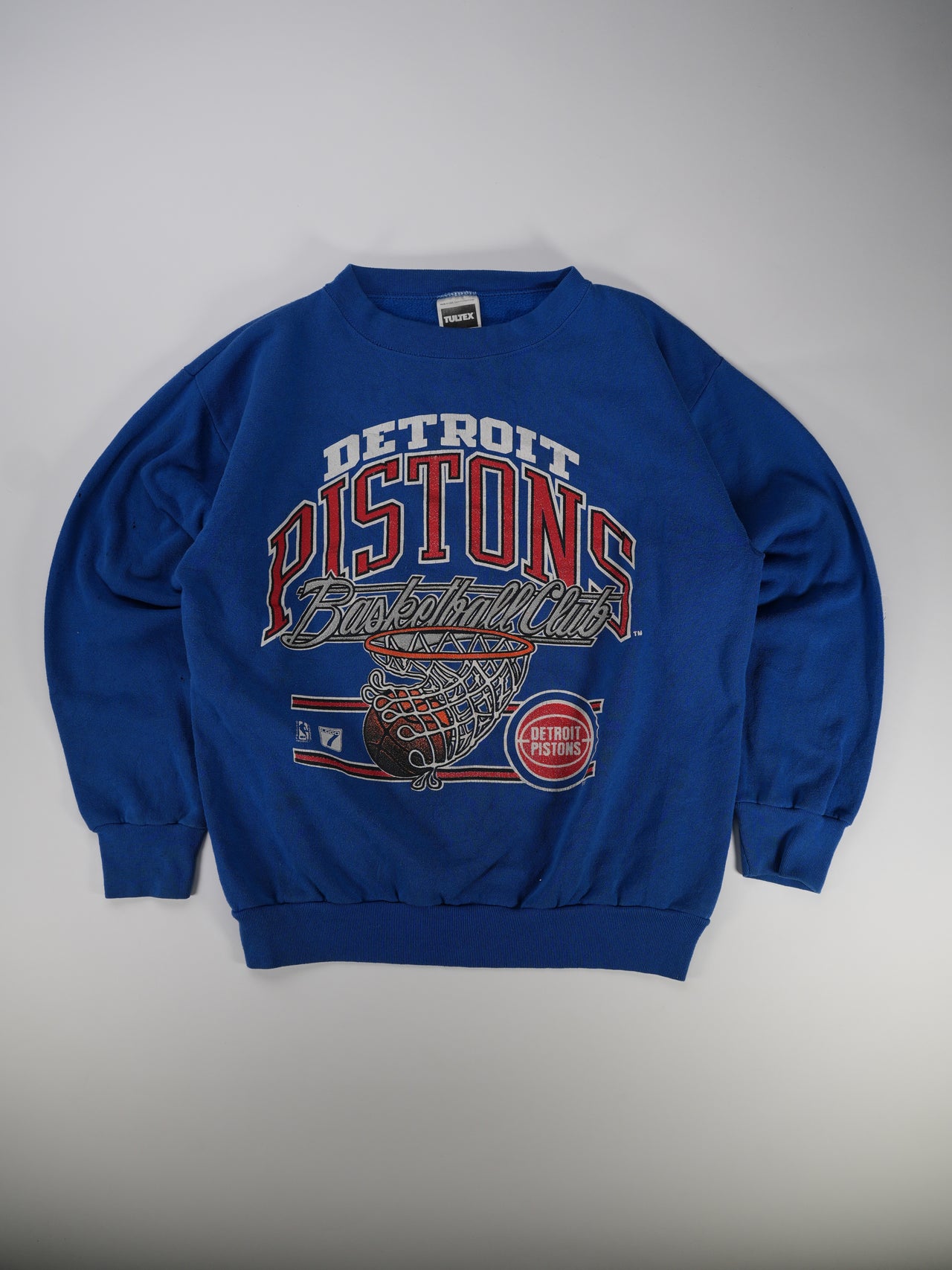 1990s - Detroit Pistons Basketball Club Sweatshirt