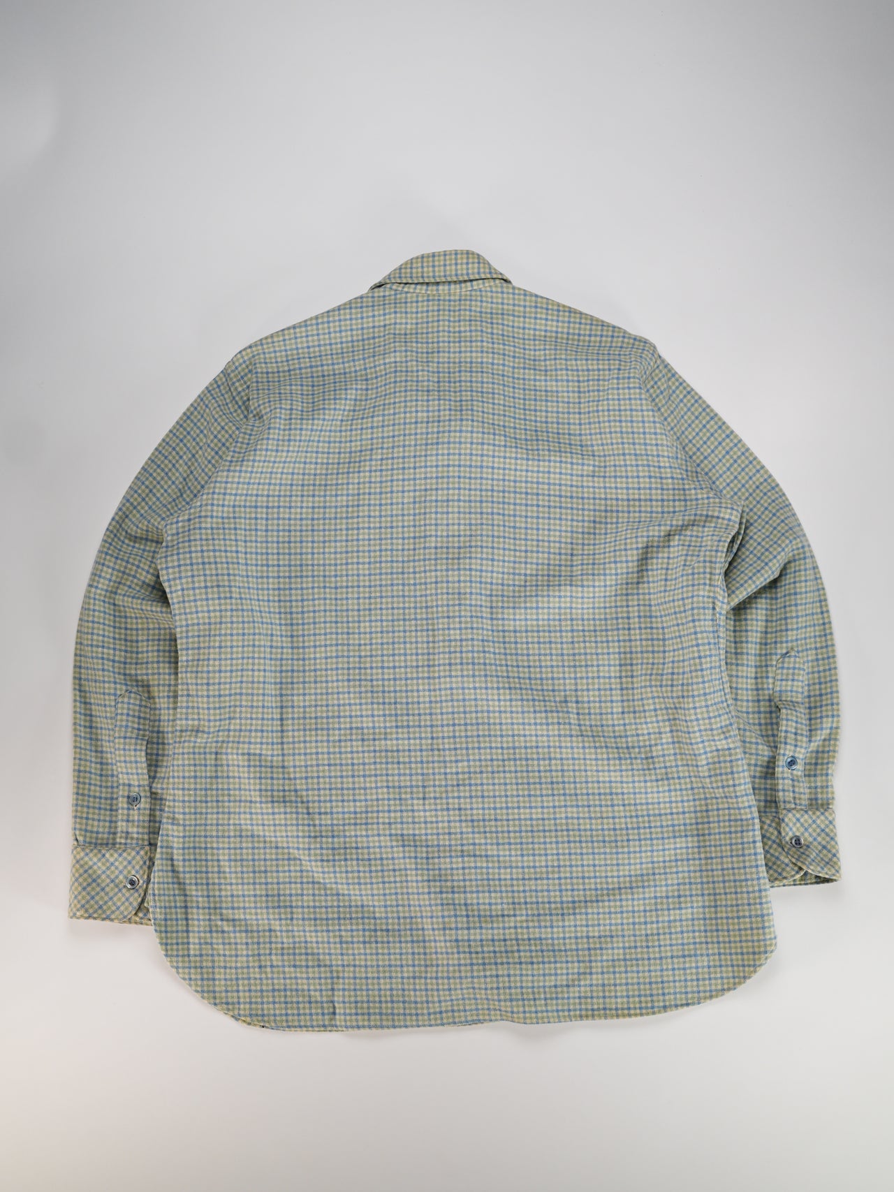 1960s - Game And Lake Plaid Flannel Shirt