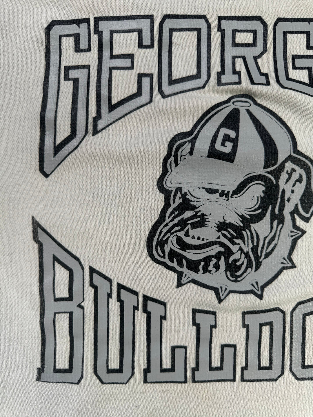 1980s Georgia Bulldogs Graphic Jersey T-Shirt