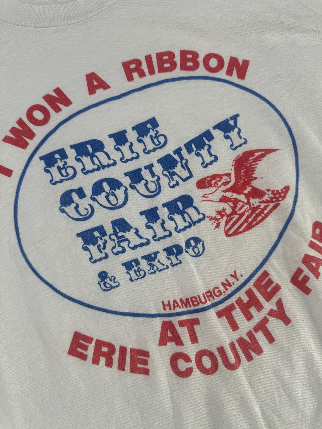 1980s Erie County Fair &amp; Expo I Won A Ribbon T-Shirt