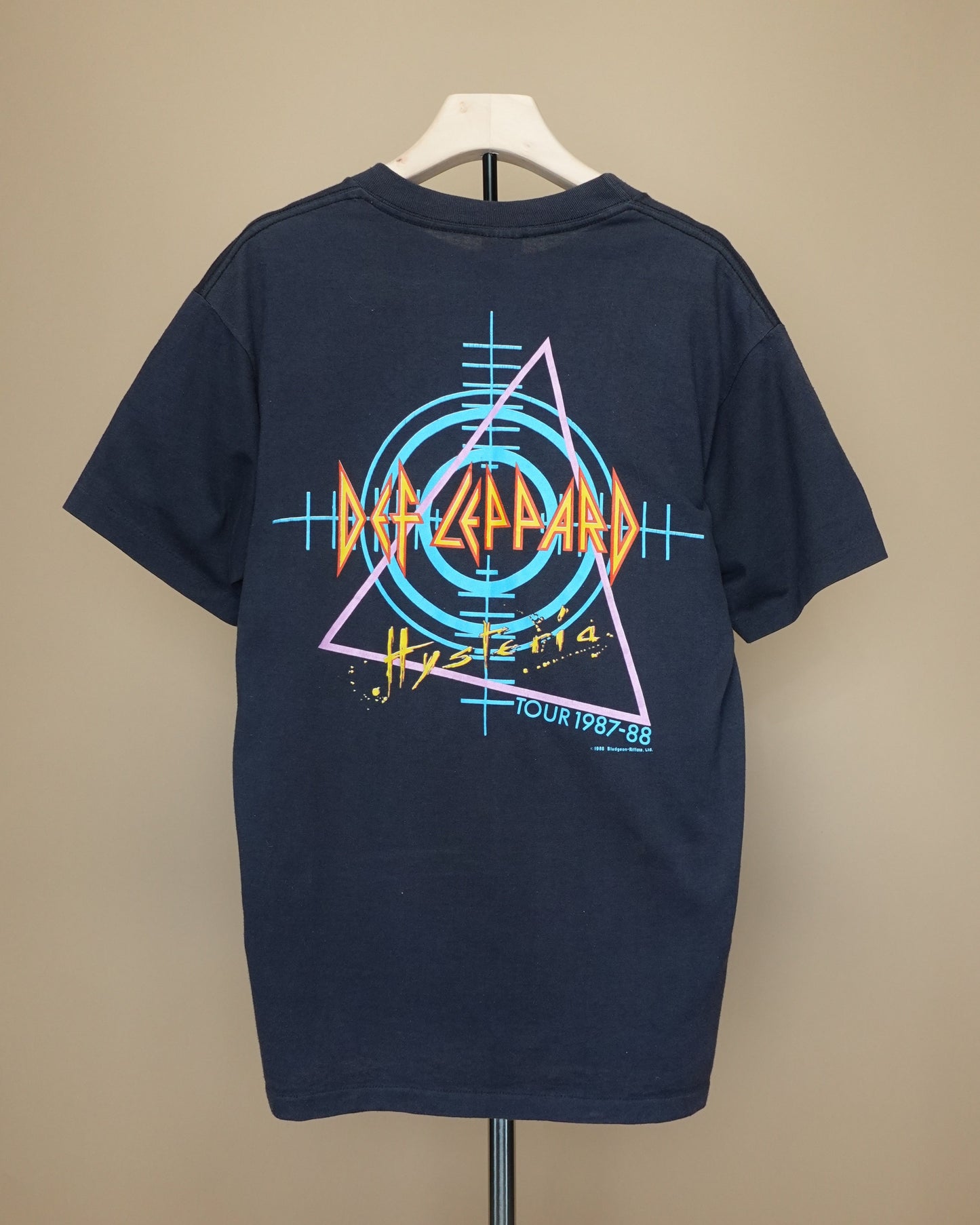 Vintage 1980s Def Leppard Hysteria Tour T-Shirt / Graphic / Classic Fit / Rock Band