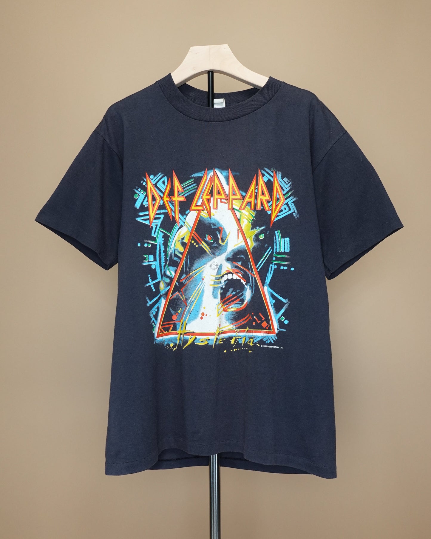 Vintage 1980s Def Leppard Hysteria Tour T-Shirt / Graphic / Classic Fit / Rock Band
