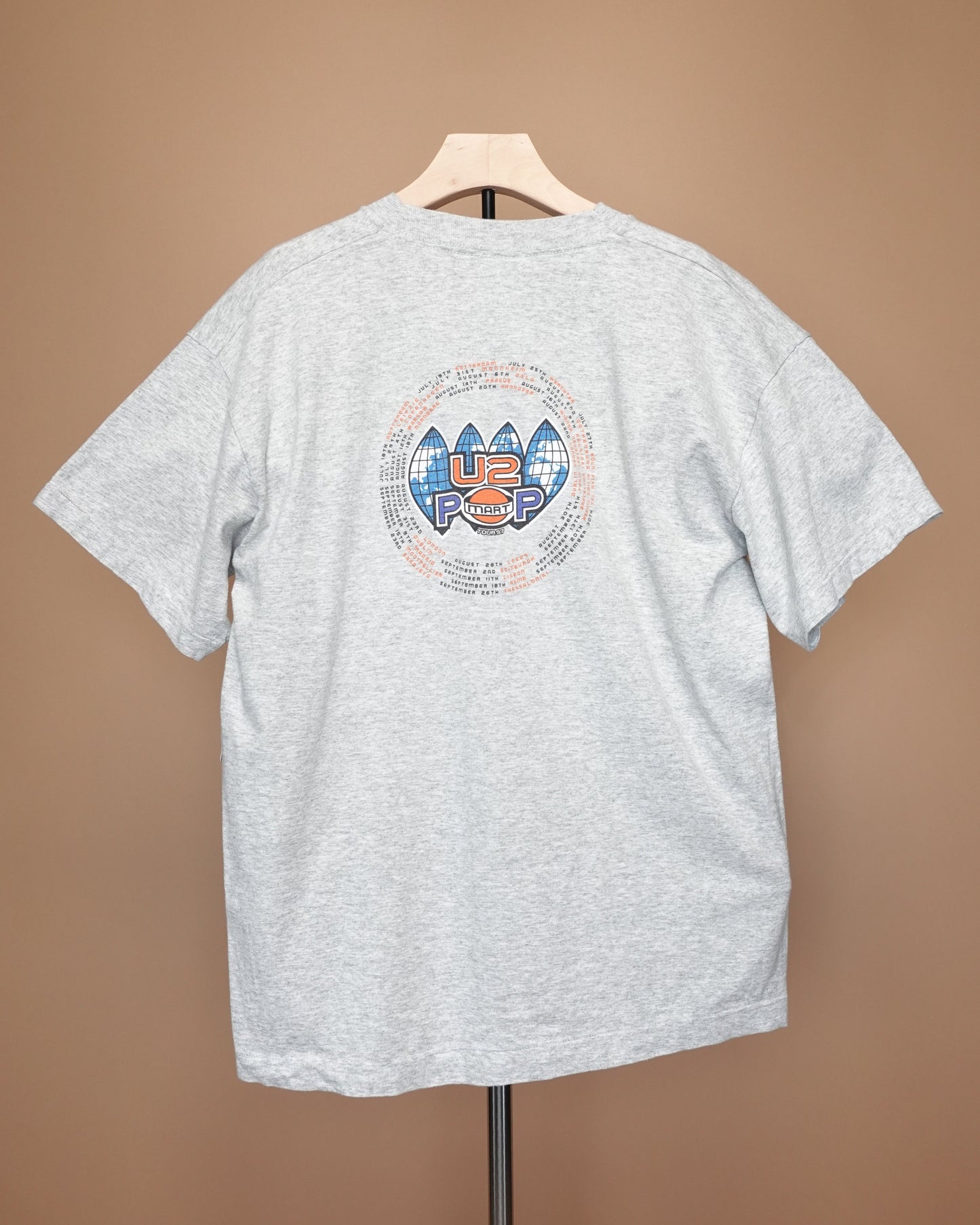 Vintage 1990s U2 Pop Tour / Graphic T-Shirt / Relaxed Fit / Music Merchandise