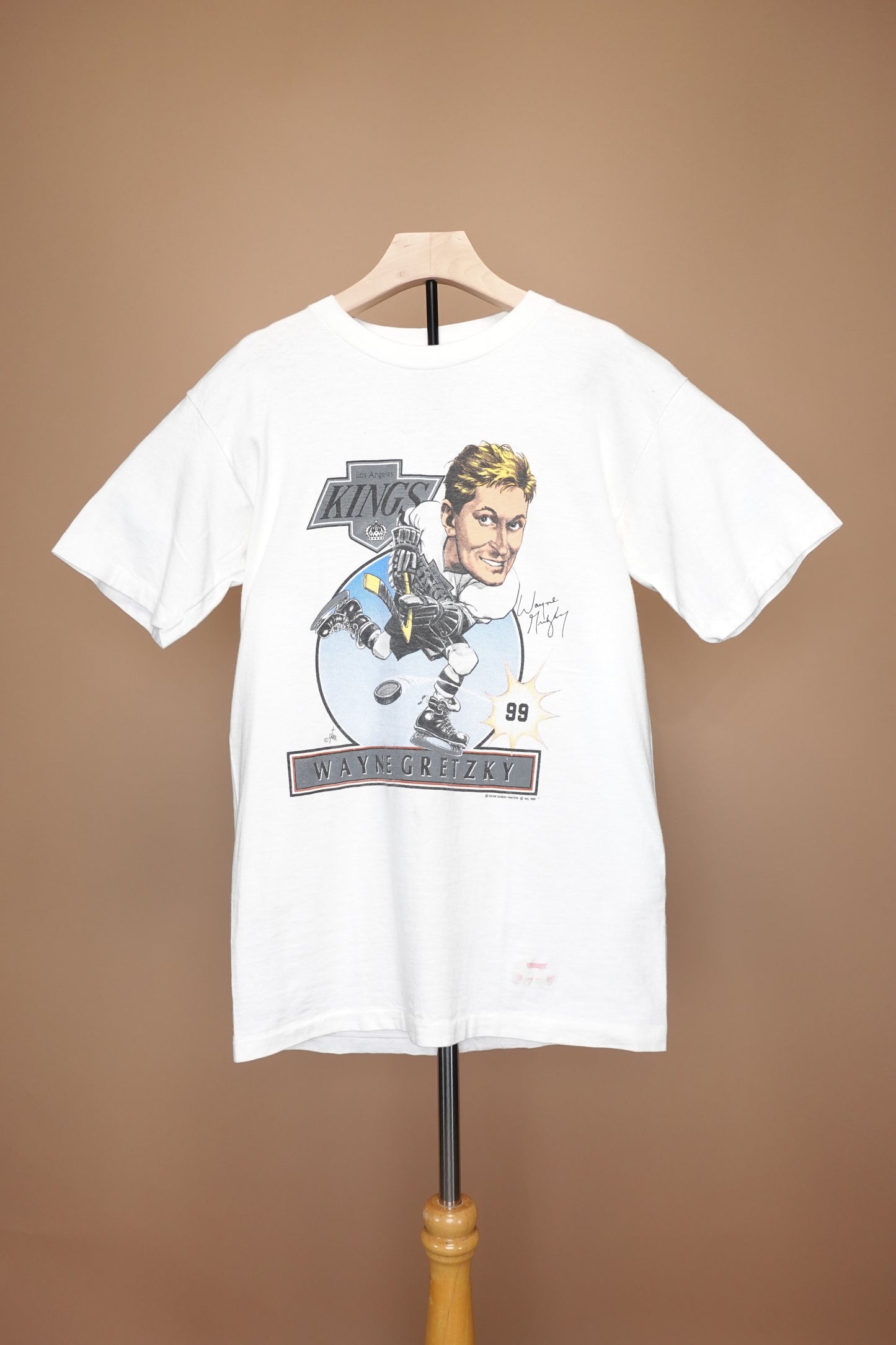 Vintage 1980s Los Angeles Kings Wayne Gretzky T-Shirt / Graphic / Casual / Sportswear
