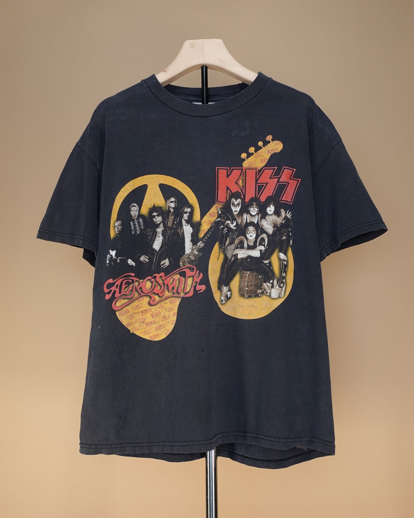 Vintage 2000s KISS Aerosmith Tour T-Shirt / Graphic / Relaxed Fit / Rock Band