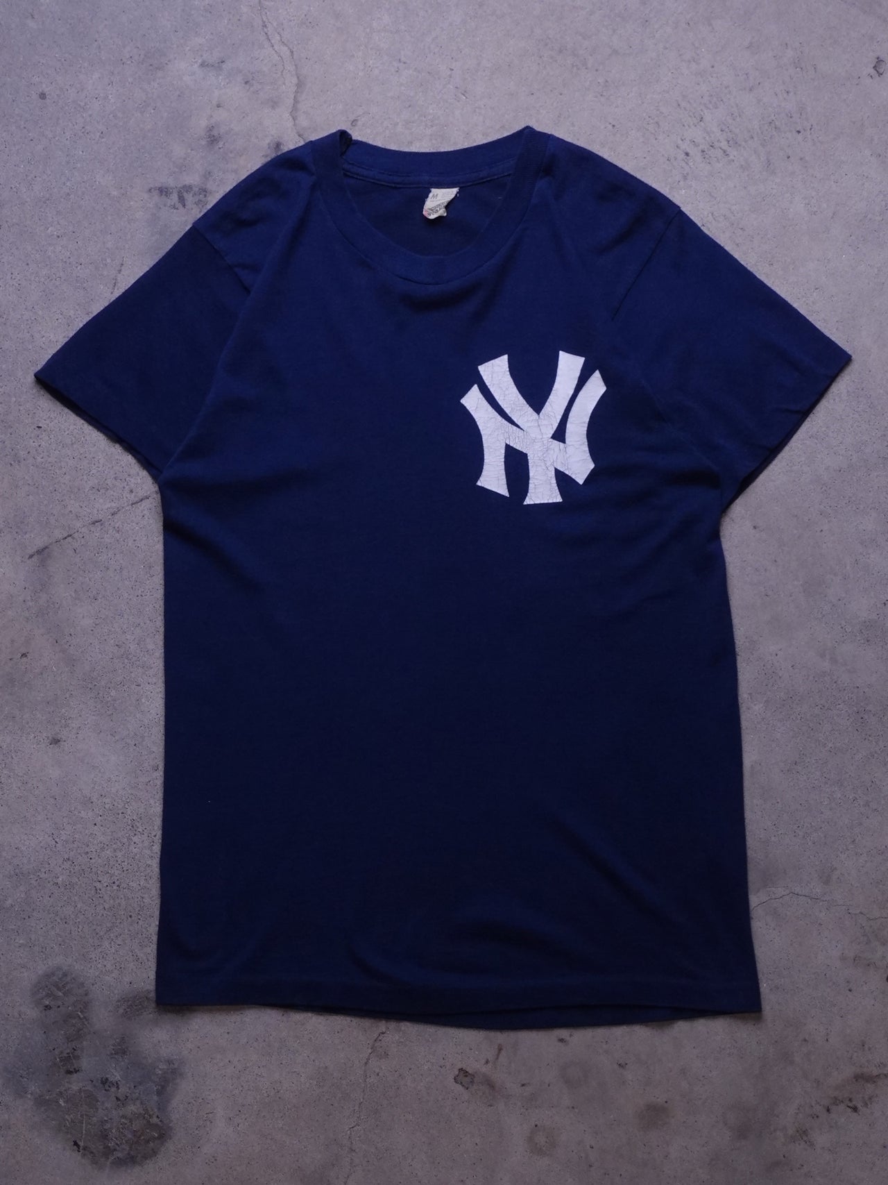 1980s - New York Yankies 50/50 Single Stitch T-Shirt