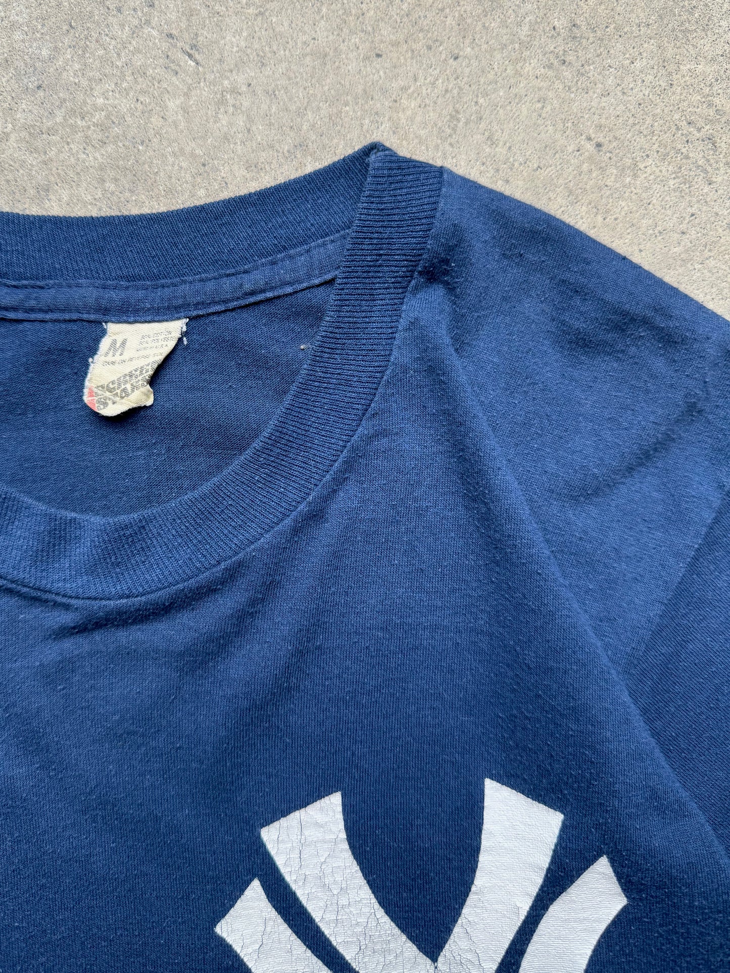 1980s - New York Yankies 50/50 Single Stitch T-Shirt
