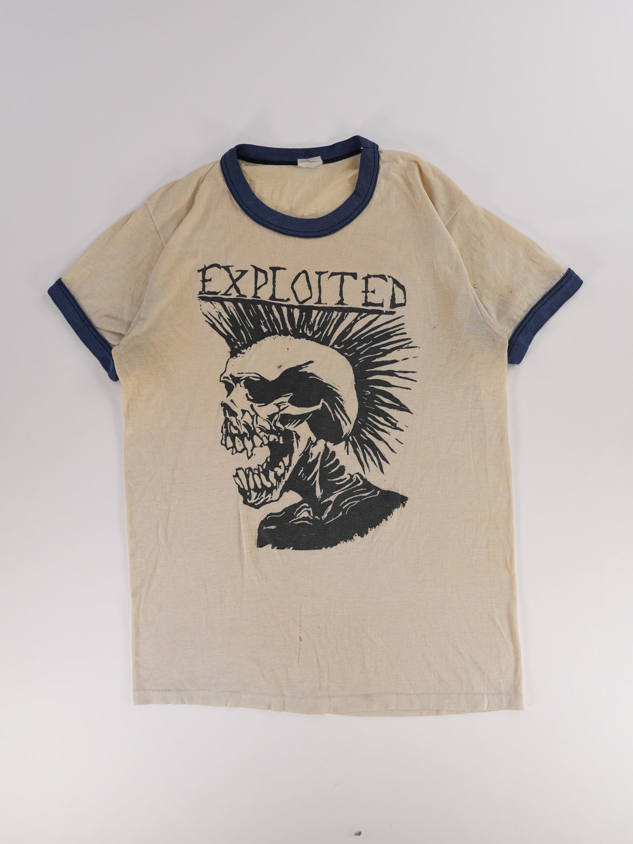 1980s - Exploited Skull Ringer T-Shirt