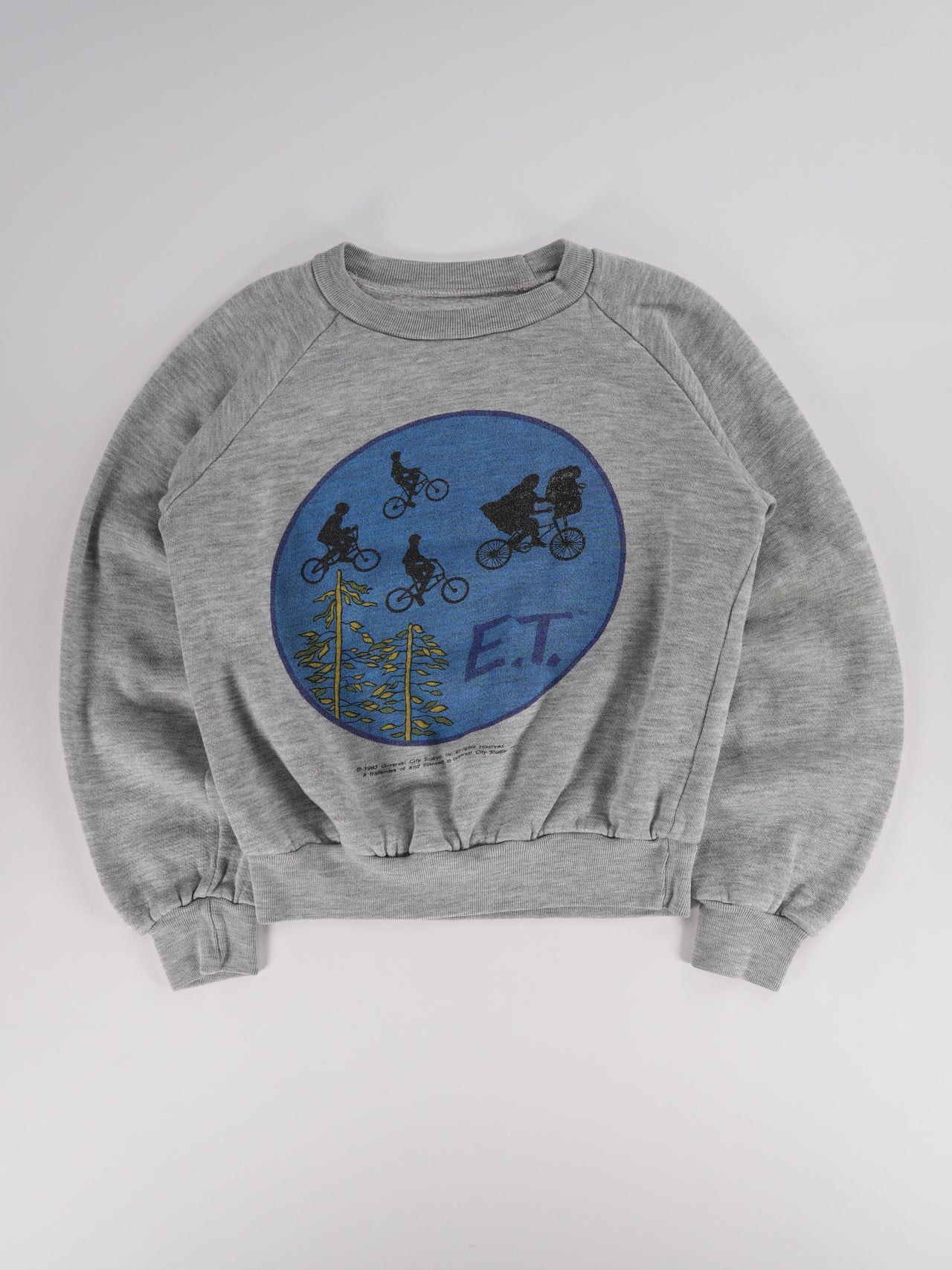 1980s - E.T. Movie Graphic Crewneck Sweatshirt