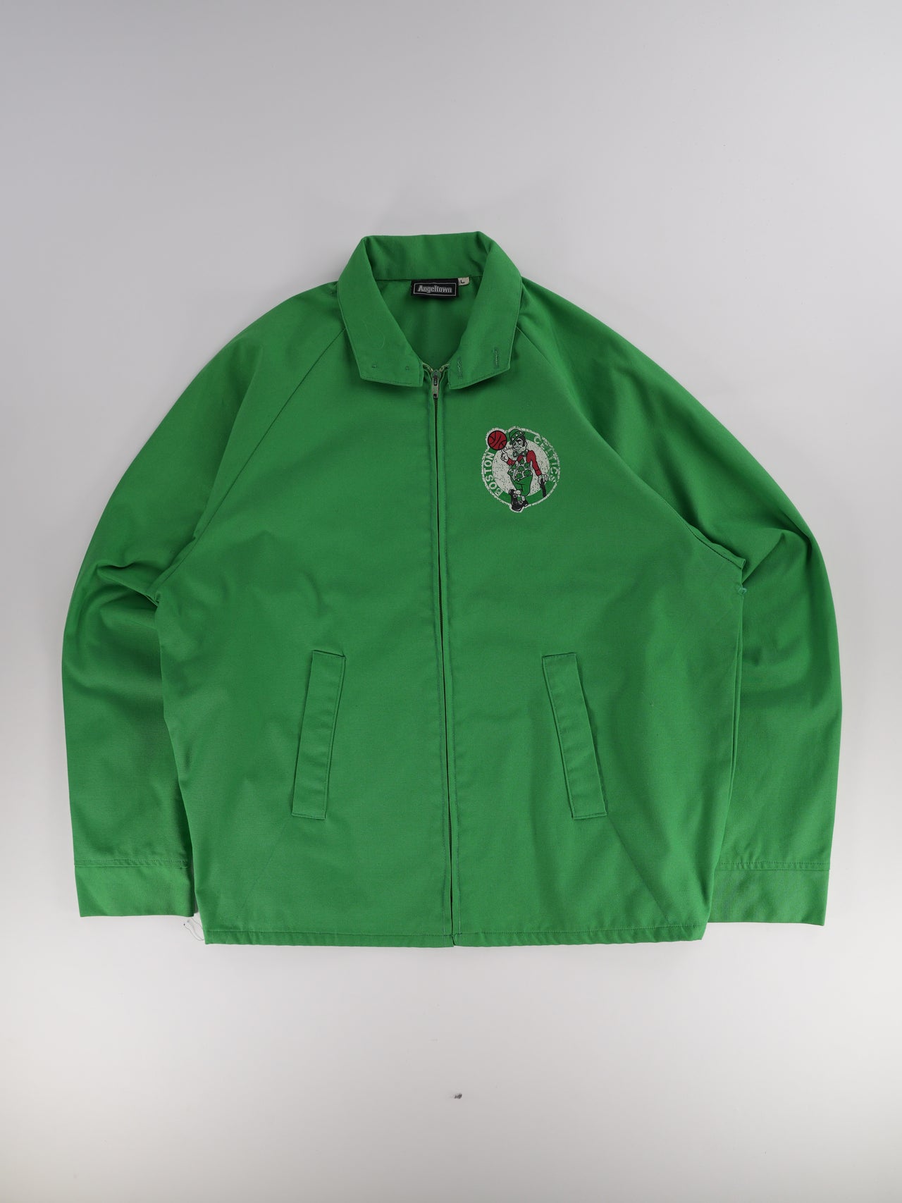 1980s - Angeltown Boston Celtics Green Zip Jacket