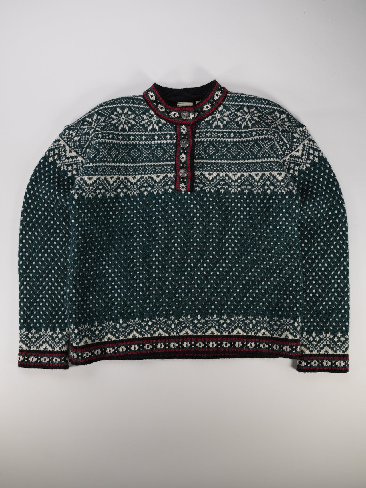 1980s - L.L. Bean Norwegian Pattern Wool Sweater