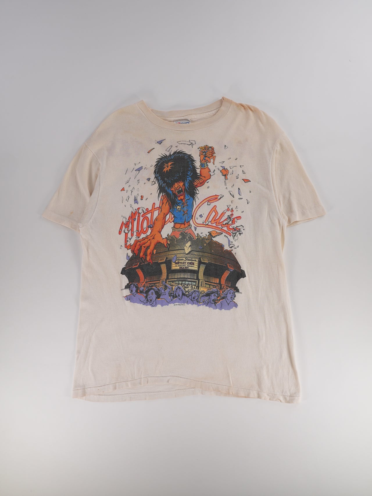 Vintage 1985 Mötley Crüe Graphic Band T-Shirt