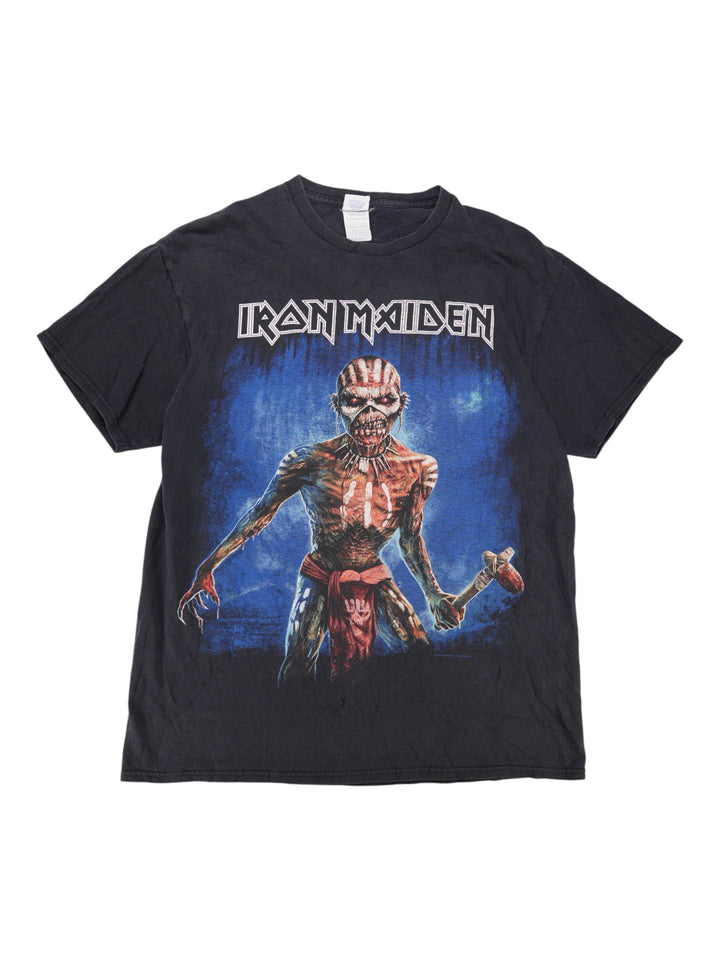 2010 Iron Maiden The Book Of Souls World Tour Graphic T-Shirt
