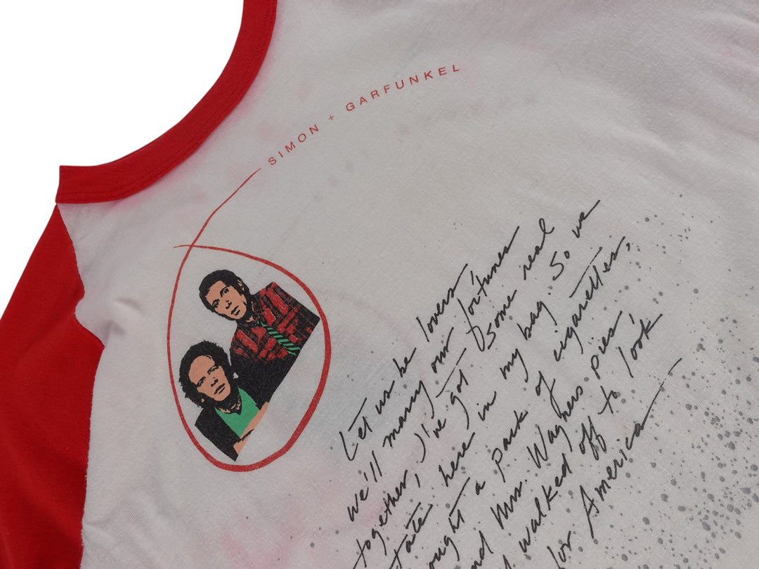 1983 Simon &amp; Garfunkel Summer Tour Raglan T-shirt