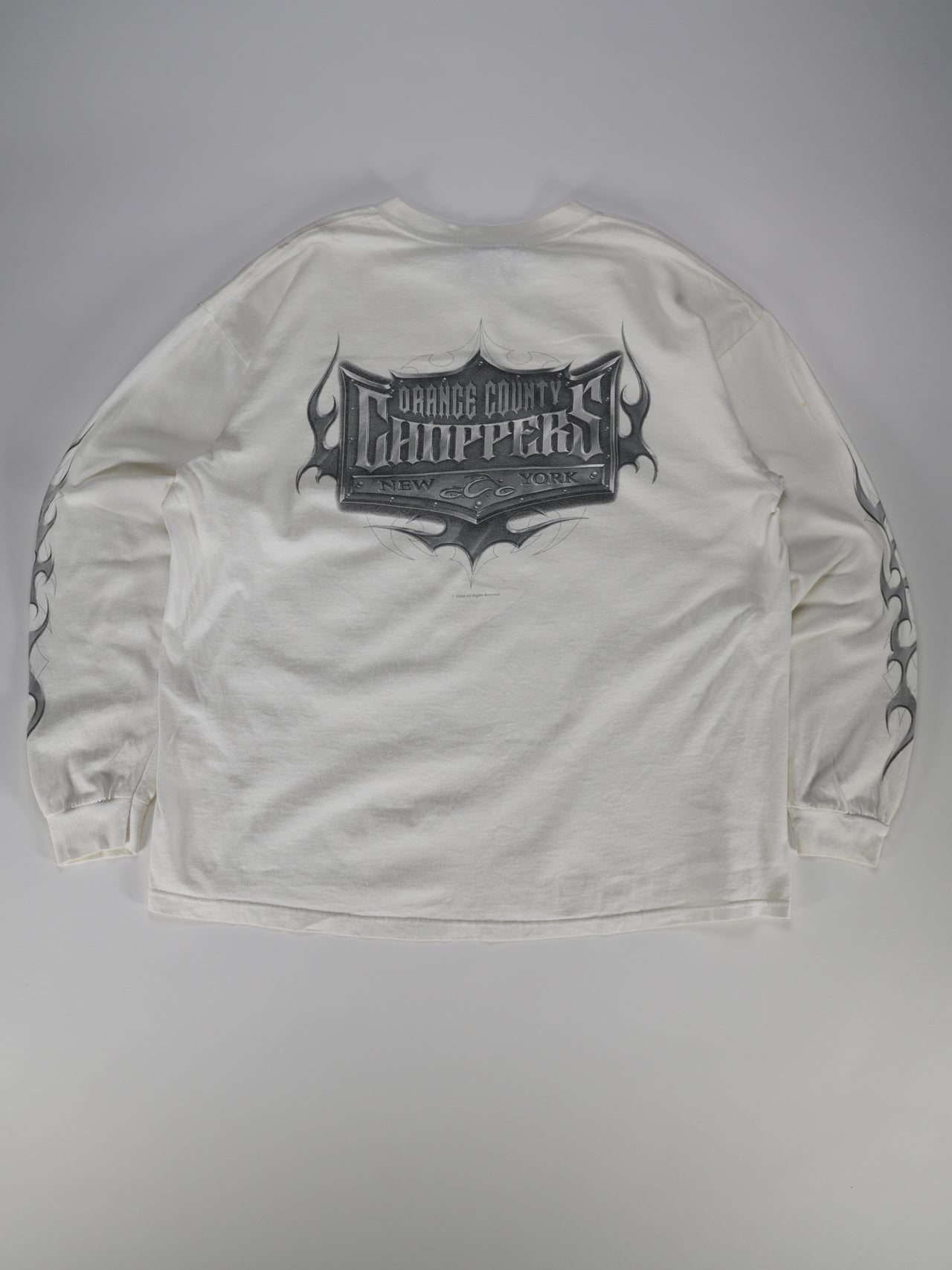 2000S - Orange County Choppers Long Sleeve Motorcycle Graphic Shirt