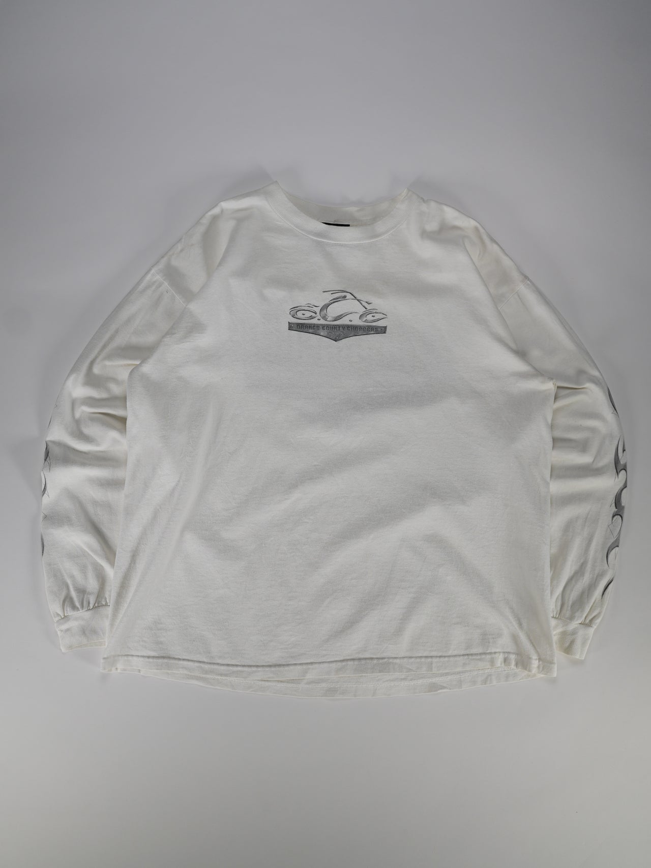 2000S - Orange County Choppers Long Sleeve Motorcycle Graphic Shirt